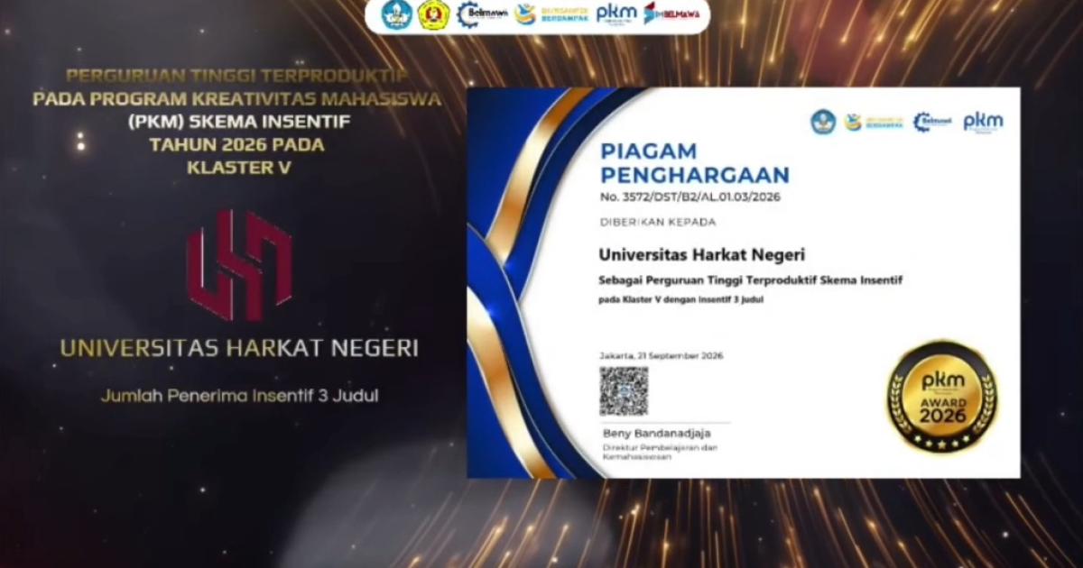 images/article_img_Universitas_Harkat_Negeri_Raih_Penghargaan_Perguruan_Tinggi_Terproduktif_PKM_2026.jpg